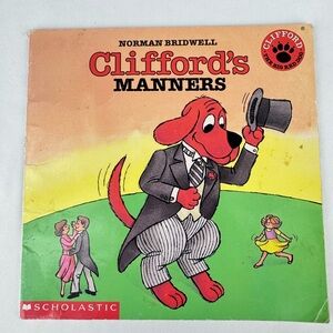 Vintage 1987 Clifford’s Manners Picture Book for Children